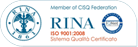 Logo RINA - Certificazione 9001:2008