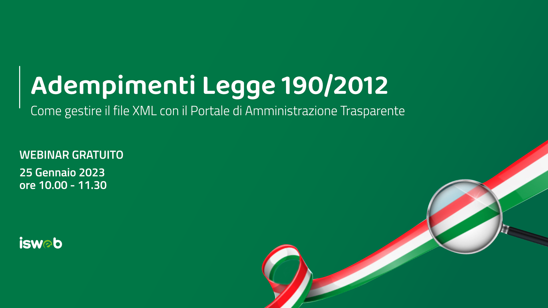 Adempimenti Legge 190/2012: come gestire il file XML