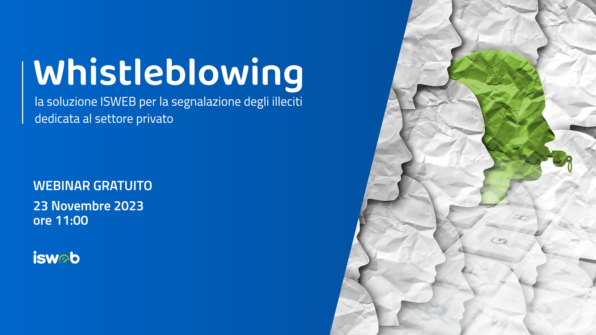 WEBINAR: La soluzione ISWEB per la segnalazione degli illeciti