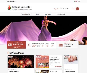 home page Comune di Sorrento